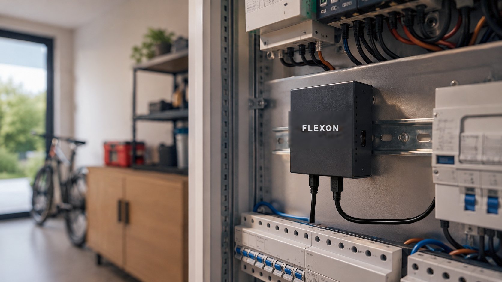 Flexon-controller in een verdeelkast